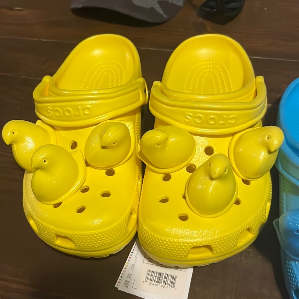 Peeps x crocs